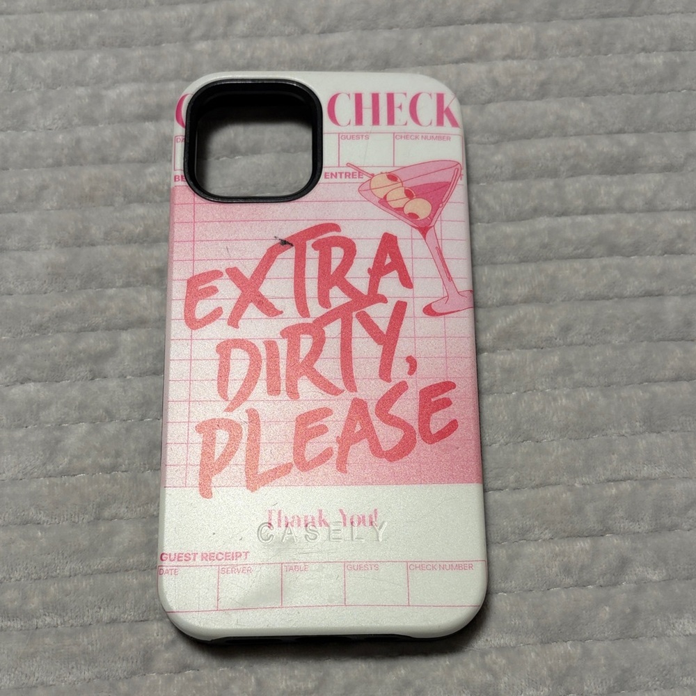 Pink Cocktail Design Phone Case